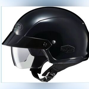 HJC IS Matte Black Motorcycle Cruiser Helmet small